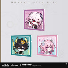Load image into Gallery viewer, Honkai: Star Rail Pom-Pom Exhibition Hall Themed Quicksand Fridge Magnet Preorder
