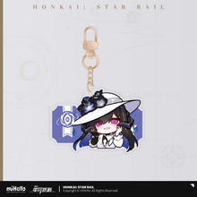 Load image into Gallery viewer, Honkai: Star Rail Pom Pom Exhibition Hall Themed Acrylic Keychain
