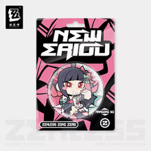 Load image into Gallery viewer, Zenless Zone New Eridu Themed Zero Angels of Delusion Chibi Character Badge Preorder
