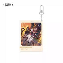 Load image into Gallery viewer, Genshin Impact Destined Day Themed Acrylic Character Keychain Preorder
