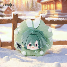 Load image into Gallery viewer, Genshin Impact Leisurely Winter Themed Plush Keychain Preorder

