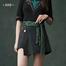 Load image into Gallery viewer, Genshin Impact Alhaitham Themed Irregular Skirt Pants Preorder
