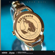 Load image into Gallery viewer, Honkai: Star Rail Aventurine Themed Watch Preorder
