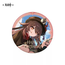 Load image into Gallery viewer, Genshin Impact Destined Day Themed 2026 Character Badge Preorder
