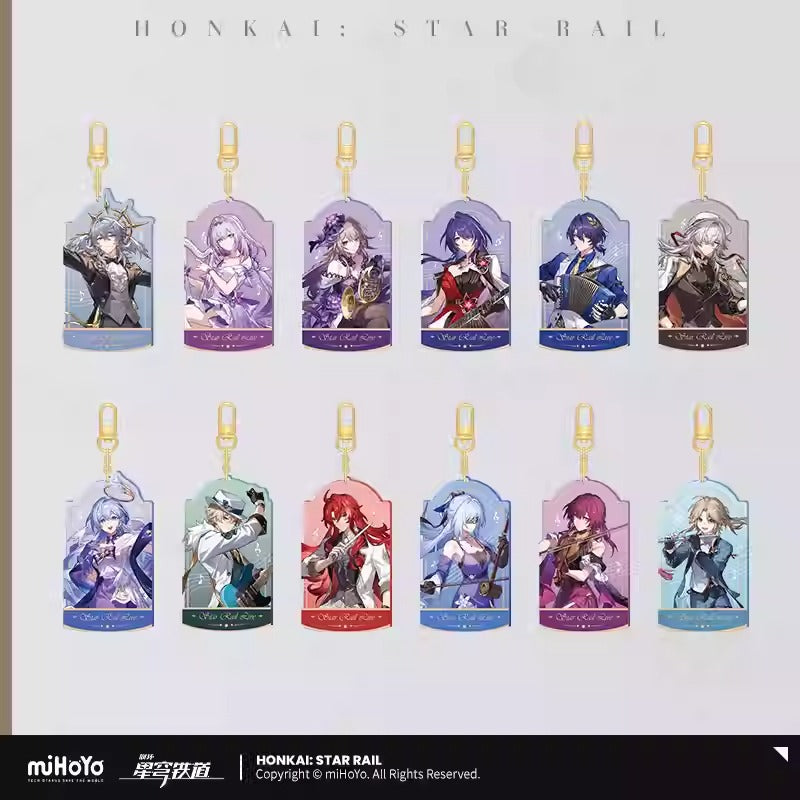Honkai: Star Rail LIVE Themed Acrylic Character Pendant