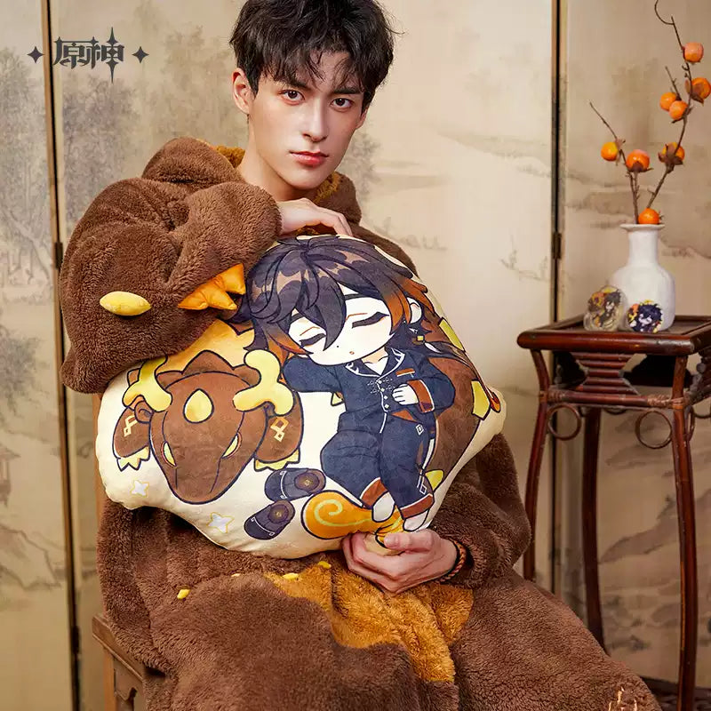 Genshin Impact Zhongli Themed Rex Lapis Pillow Preorder