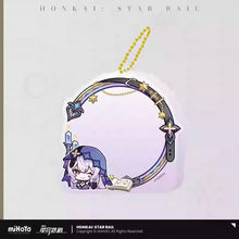 Load image into Gallery viewer, Honkai: Star Rail Pom Pom Exhibition Hall Themed Badge Display Keychain Preorder
