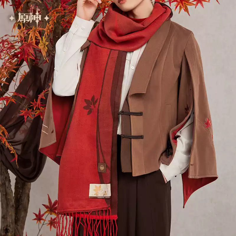 Genshin Impact Kaedehara Kazuha Themed Scarf Preorder