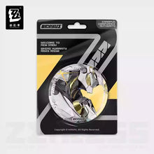 Load image into Gallery viewer, Zenless Zone Zero Krampus Compliance Authority  Cinema Themed Reflective Character Badge Preorder
