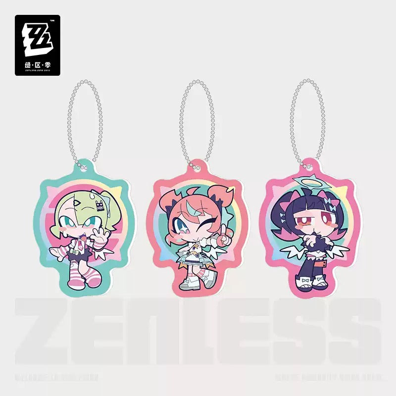 Zenless Zone Zero PINK Sugar Rush Themed Angels of Delusion Acrylic Keychain Preorder