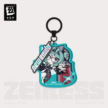 Load image into Gallery viewer, Zenless Zone Zero New Eridu Themed Flint Workshop Acrylic Chibi Character Keychain Preorder
