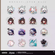 Load image into Gallery viewer, Honkai: Star Rail Pom Pom Exhibition Hall Themed Sticker Pack
