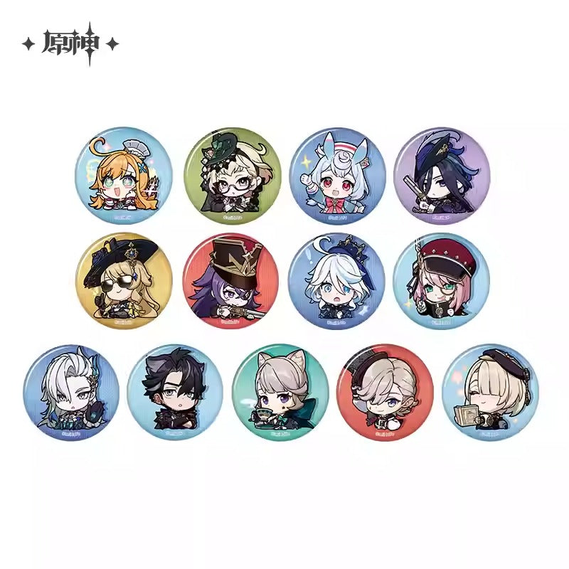 Genshin Impact Fontaine Emoticon Badge Preorder