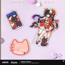 Load image into Gallery viewer, Honkai: Star Rail Tiny Cat Themed Acrylic Character Stand Preorder
