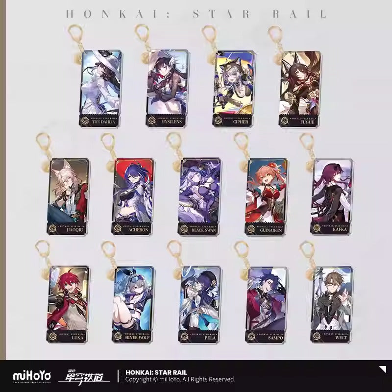 Honkai: Star Rail The Nihility Character Acrylic Keychain