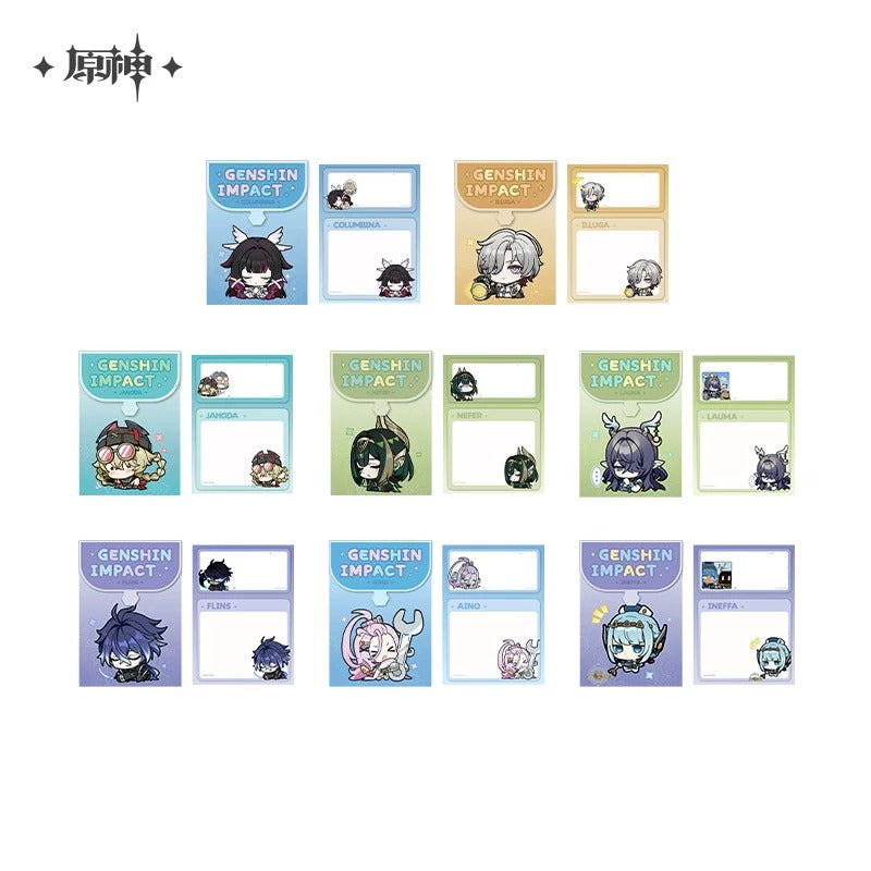 Genshin Impact Nod-Krai Emoticon Acrylic Standing Notepad Preorder