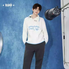 Load image into Gallery viewer, Genshin Impact Tartaglia/Childe Themed Cable Knit Collar Sweater Preorder
