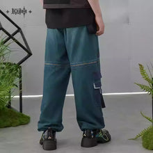 Load image into Gallery viewer, Genshin Impact Kinich Themed Jeans Preorder
