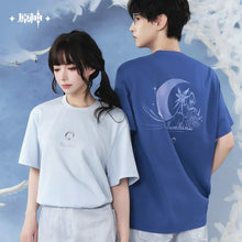 Load image into Gallery viewer, Genshin Impact Columbina Themed Casual Short Sleeve T-Shirt Preorder
