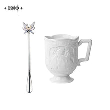 Load image into Gallery viewer, Genshin Impact Columbina Themed Porcelain Cup Set Preorder
