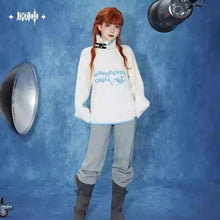 Load image into Gallery viewer, Genshin Impact Tartaglia/Childe Themed Cable Knit Collar Sweater Preorder
