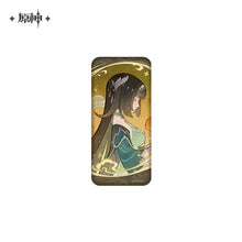 Load image into Gallery viewer, Genshin Impact The Moon Amidst The Wandering Cloud Liyue Themed Paper Badge Preorder
