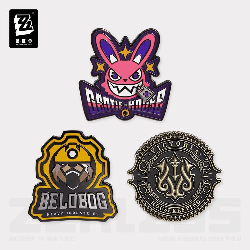 Zenless Zone Zero Faction Metal Badge Vol. 1 Preorder