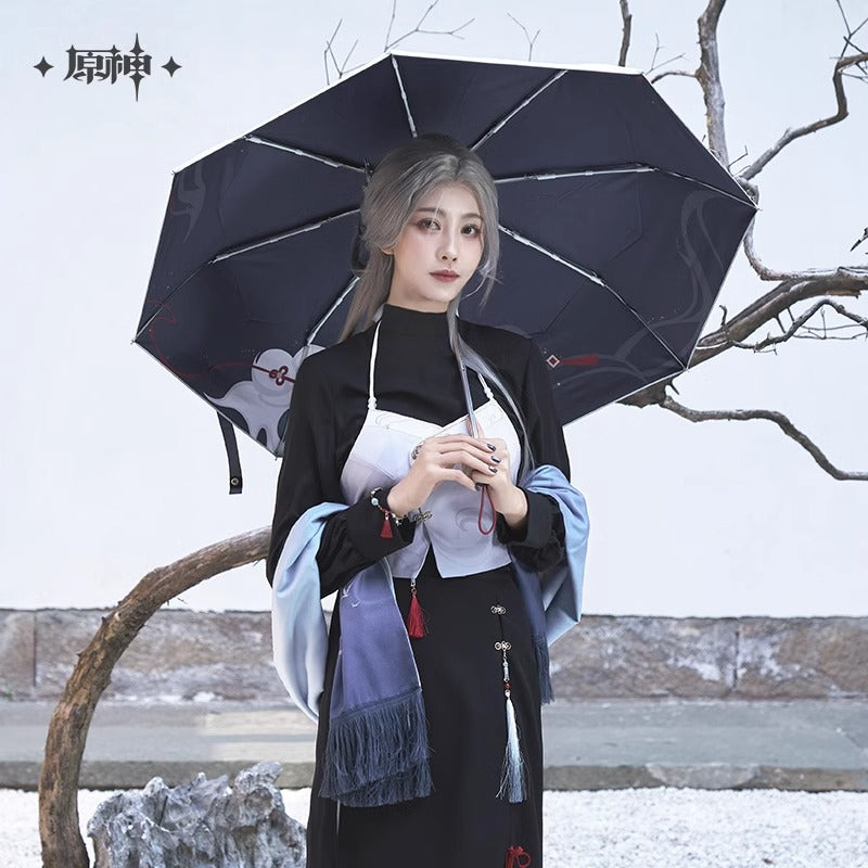 Genshin Impact Shenhe Themed Folding Umbrella Preorder