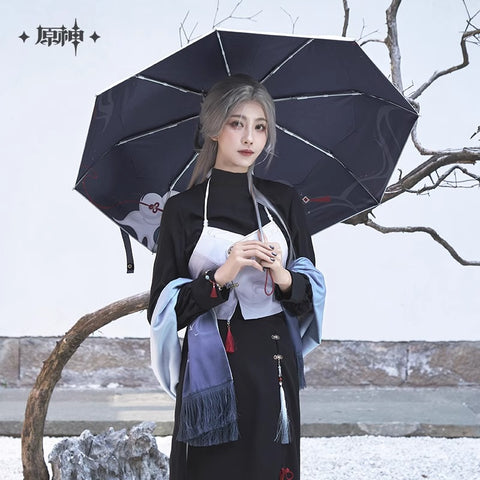 Genshin Impact Shenhe Themed Folding Umbrella Preorder