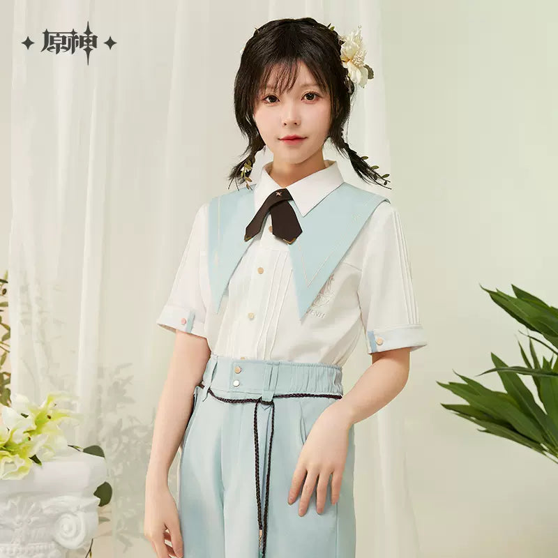 Genshin Impact Venti Themed Short Sleeve Shirt Preorder