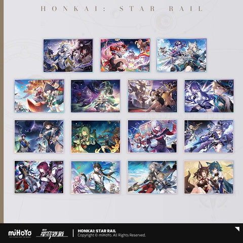 Honkai: Star Rail Interstellar Journey Themed Signboard Preorder