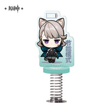 Load image into Gallery viewer, Genshin Impact Fontaine Emoticon Acrylic Character Spring Stand Preorder
