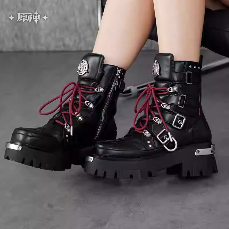 Genshin Impact Wriothesley Themed Mid Boots Preorder