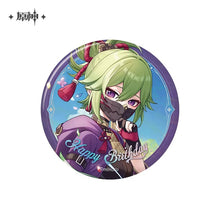 Load image into Gallery viewer, Genshin Impact Destined Day Themed 2025 Character Badge Preorder
