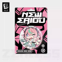 Load image into Gallery viewer, Zenless Zone New Eridu Themed Zero Angels of Delusion Chibi Character Badge Preorder
