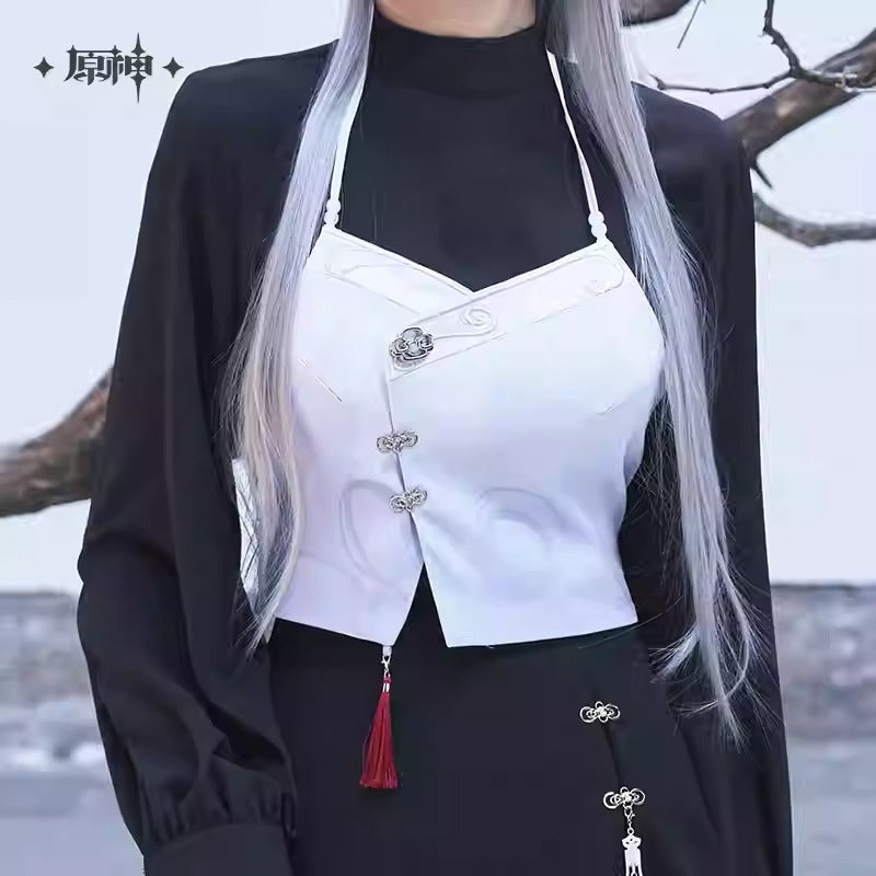 Genshin Impact Shenhe Themed Vest Set Preorder