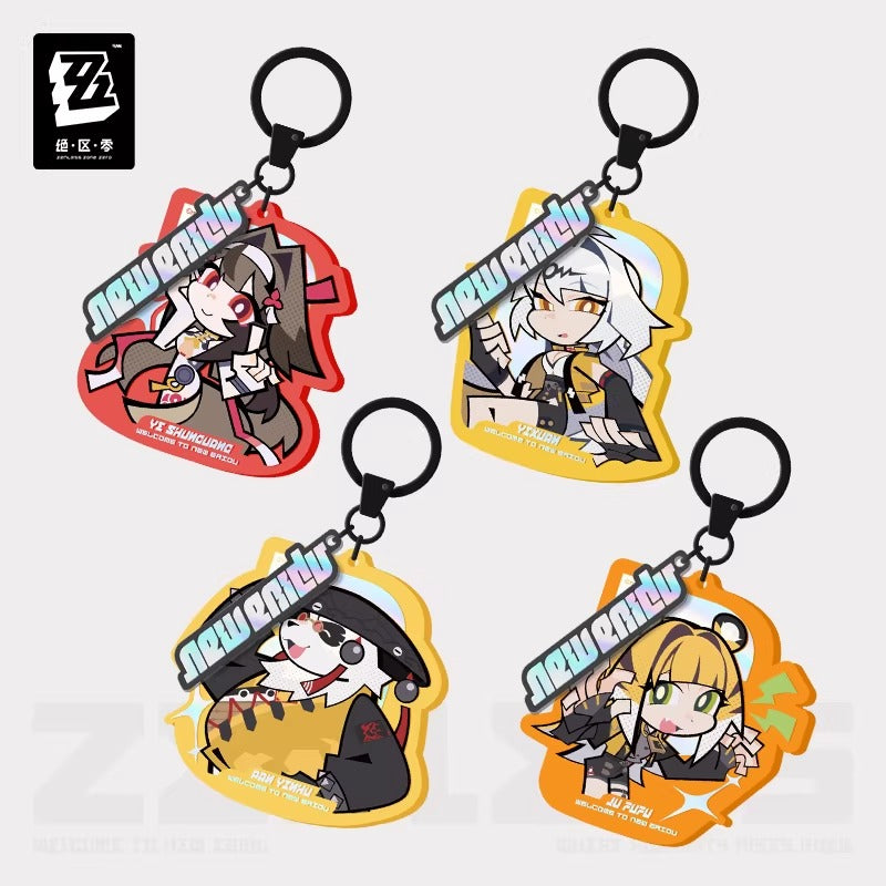 Zenless Zone Zero New Eridu Themed Yunkui Summit Acrylic Chibi Character Keychain Preorder
