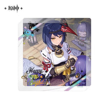 Load image into Gallery viewer, Genshin Impact Destined Day Themed 2025 Thick Acrylic Character Coaster Preorder
