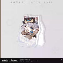 Load image into Gallery viewer, Honkai: Star Rail Nameless Guest Themed Acrylic Character Clip Preorder
