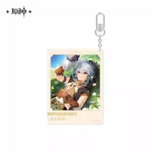 Load image into Gallery viewer, Genshin Impact Destined Day Themed Acrylic Character Keychain Preorder
