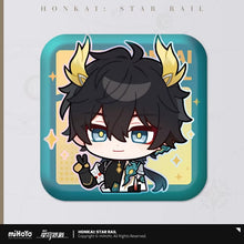 Load image into Gallery viewer, Honkai: Star Rail Pom Pom Exhibition Hall Themed Square Badge
