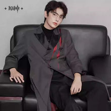 Load image into Gallery viewer, Genshin Impact Arlecchino Themed Long Casual Jacket Preorder
