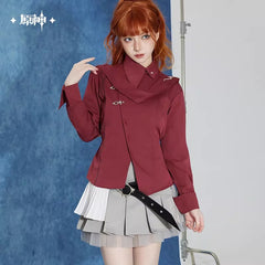 Genshin Impact Tartaglia/Childe Themed Flowing Ribbon Long-Sleeved Shirt Preorder