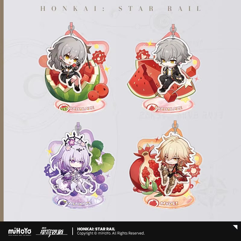 Honkai: Star Rail Fruity Summer Themed Acrylic Pendant Preorder