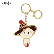 Load image into Gallery viewer, Genshin Impact Tea Party Partner Dodoco Metal Keychain Preorder
