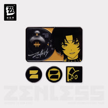 Load image into Gallery viewer, Zenless Zone Zero Sparkling Wonderland FES 2026 Themed Metal Badge Set Preorder
