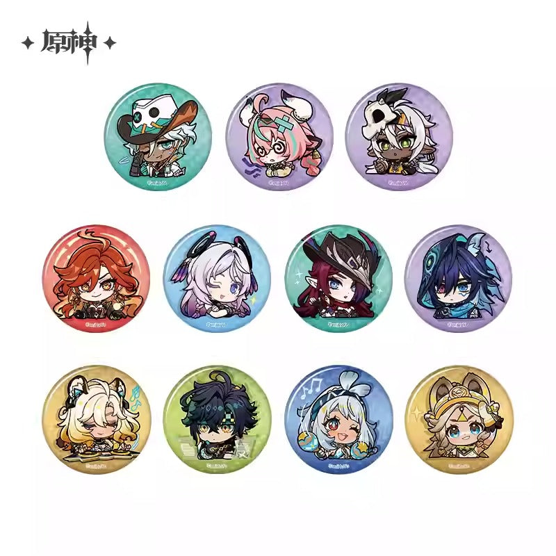 Genshin Impact Natlan Emoticon Character Badge Preorder