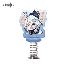 Load image into Gallery viewer, Genshin Impact Fontaine Emoticon Acrylic Character Spring Stand Preorder

