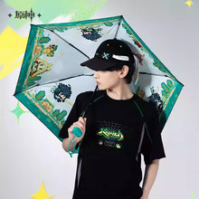 Load image into Gallery viewer, Genshin Impact Kinich Themed Folding Umbrella Preorder
