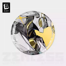 Load image into Gallery viewer, Zenless Zone Zero Krampus Compliance Authority  Cinema Themed Reflective Character Badge Preorder
